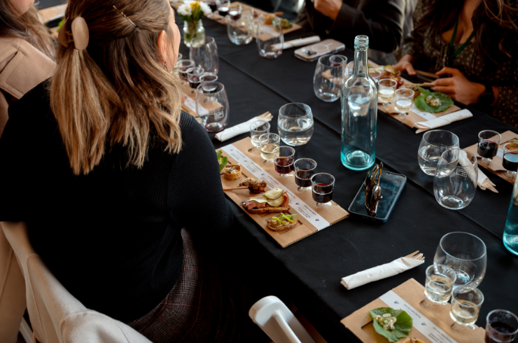 Wine and food pairing tasting event at Clare Valley Gourmet festival